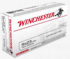 Winchester Jacketed Soft Point 9x23 Win Ammo 50 Round Box - Q4304 Winchester Jacketed Soft Point 9x23 Win Ammo 50 Round Box - Q4304
