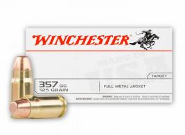 Winchester 357 Sig Sauer 125 Grain Full Metal Jacket - Q4309 Winchester 357 Sig Sauer 125 Grain Full Metal Jacket - Q4309