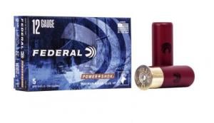 Federal Standard Power-Shok Lead Rifled Slug 12 Gauge Ammo 2.75" 1 oz 5 Round Box - F127RS Federal Standard Power-Shok Lead Rifled Slug 12 Gauge Ammo 2.75" 1 oz 5 Round Box - F127RS