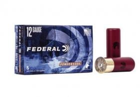 Federal Standard Power-Shok Buckshot 12 Gauge Ammo 9 Pellet #00 5 Round Box - F12700