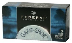 Federal Game-Shok 22 LR 40 gr Copper-Plated Solid Point 50 Bx/ 100 Cs - 710