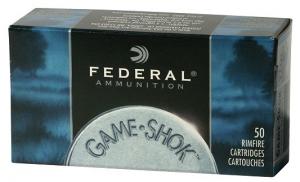 Federal Game-Shok 22LR 40gr Copper-Plated Solid Point 50rd box