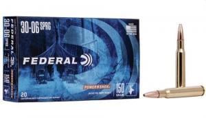 Federal Power-Shok 30-06 Springfield Soft Point 150gr 20rd box - 3006A Federal Power-Shok 30-06 Springfield Soft Point 150gr 20rd box - 3006A