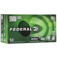 Federal BallistiClean Lead Free Frangible 9mm Ammo 50 Round Box