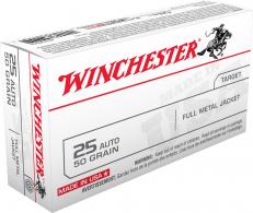 Winchester .25 ACP 50 Grain Full Metal Jacket - Q4203 Winchester .25 ACP 50 Grain Full Metal Jacket - Q4203
