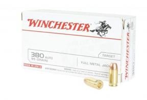 Winchester Full Metal Jacket 380 ACP Ammo 50 Round Box - Q4206 Winchester Full Metal Jacket 380 ACP Ammo 50 Round Box - Q4206