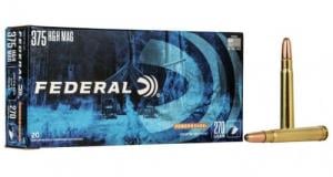 Federal Power-Shok Soft Point 20RD 270gr 375 H&H Magnum - 375A Federal Power-Shok Soft Point 20RD 270gr 375 H&H Magnum - 375A