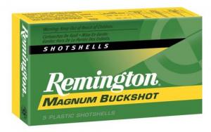 Remington Express Magnum Buckshot 12Ga 2 3/4  12 Pellet Ammo 5 Round Box - 12SB00