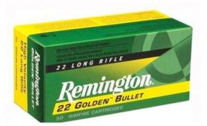 Remington .22 LR High Velocity 40 Grain Plated Lead 50/Box - 1522