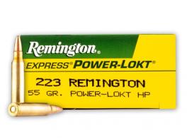 Remington 223 Remington 55 Grain Power-Lokt Hollow Point - R223R2 Remington 223 Remington 55 Grain Power-Lokt Hollow Point - R223R2
