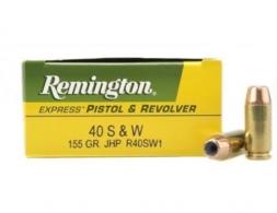 Remington HTP 40 S&W 155 Grain JHP 50 Rounds