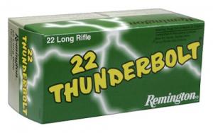 Remington Thunderbolt 22LR Ammo 40gr Round Nose 50rd box - TB22A Remington Thunderbolt 22LR Ammo 40gr Round Nose 50rd box - TB22A