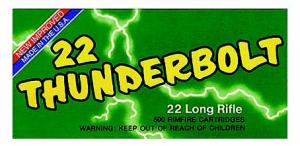Remington Thunderbolt 22LR Ammo  40gr  Round Nose 50rd box - TB22A