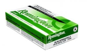 Remington UMC Full Metal Jacket 30-06 Springfield Ammo 20 Round Box - L30062