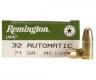 Remington UMC  .32 ACP  71 Grain Metal Case 50rd box - L32AP