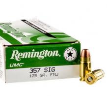 Main product image for Remington 357 Sig Sauer 125 Grain Metal Case