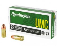 Remington UMC Full Metal Jacket 9mm Ammo 115 gr 50 Round Box - 23728 Remington UMC Full Metal Jacket 9mm Ammo 115 gr 50 Round Box - 23728