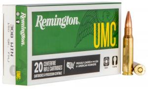Remington UMC Full Metal Jacket 308 Winchester Ammo 20 Round Box - L308W4 Remington UMC Full Metal Jacket 308 Winchester Ammo 20 Round Box - L308W4