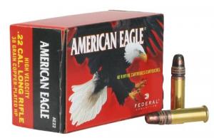 Federal Standard .22 LR Copper Plated Hollow Point 38GR 40Box/100Case - AE22
