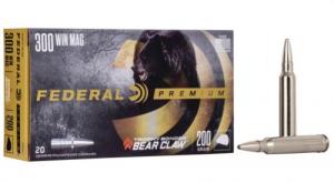 Federal Vital-Shok Trophy Bonded Bear Claw 20RD 200gr 300 Winchester Magnum - P300WT1