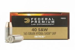Federal Premium Personal Defense Hydra-Shock Jacketed Hollow Point 40 S&W Ammo 20 Round Box - P40HS3