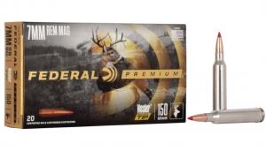 Federal Vital-Shok Nosler Ballistic Tip 20RD 150gr 7mm Rem Magnum - P7RH