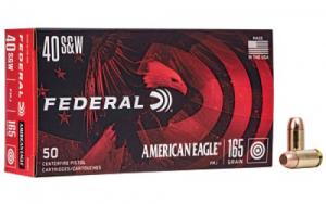 Federal American Eagle Full Metal Jacket 40 S&W Ammo 165 gr 50 Round Box - AE40R3 Federal American Eagle Full Metal Jacket 40 S&W Ammo 165 gr 50 Round Box - AE40R3