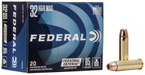 Federal Personal Defense 32 H&R Magnum 85gr Jacketed Hollow Point Ammo, 20ct Box - C32HRB Federal Personal Defense 32 H&R Magnum 85gr Jacketed Hollow Point Ammo, 20ct Box - C32HRB