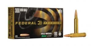 Federal Gold Medal Sierra MatchKing BTHP 20RD 190gr 300 Winchester Magnum - GM300WM Federal Gold Medal Sierra MatchKing BTHP 20RD 190gr 300 Winchester Magnum - GM300WM