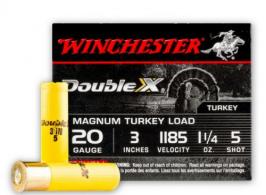 Winchester Supreme XX Magnum Turkey Ammo 20 GA 3" 1 1/4 oz  #5 shot   10rd box - X203XCT5