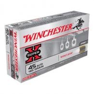 Winchester Super X Winclean Brass Enclosed Base Soft Point 45 ACP Ammo 185 gr 50 Round Box Winchester Super X Winclean Brass Enclosed Base Soft Point 45 ACP Ammo 185 gr 50 Round Box