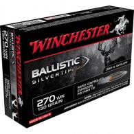 Winchester 270 Win 130 Grain Supreme Ballistic Silver 20rd box - SBST270