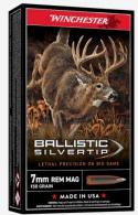 Winchester 7mm Remington Magnum, 150 Grain, Ballistic Silvertip - SBST7