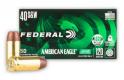 Main product image for Federal American Eagle IRT Total Metal Jacket 40 S&W Ammo 50 Round Box