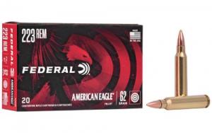 American Eagle .223 Remington Boat-Tail 62gr 20RD BOX - AE223N American Eagle .223 Remington Boat-Tail 62gr 20RD BOX - AE223N