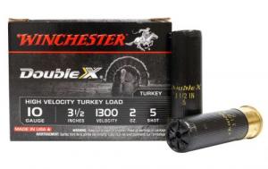 Winchester Double X High Velocity Turkey Lead Shot 10 Gauge Ammo 5 Shot 10 Round Box