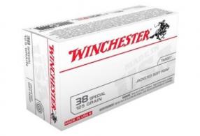 Winchester .38 Spc 125 Grain Jacketed Soft Point - USA38SP