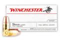 Main product image for Winchester Full Metal Jacket Flat Nose 9mm Ammo 147 gr 50 Round Box