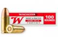 Winchester Full Metal Jacket 9mm Ammo 115 gr 100 Round Box