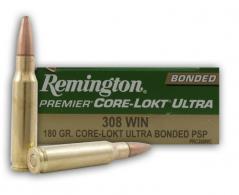 Remington 308 Winchester 180 Grain Premier Core-Lokt Ultra B - PRC308WC