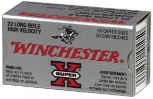 Winchester .22 LR Super X High Velocity 40 Grain Powe - X22LRPP Winchester .22 LR Super X High Velocity 40 Grain Powe - X22LRPP