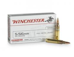 Winchester 5.56 Nato 55gr Full Metal Jacket 20rd box - Q3131 Winchester 5.56 Nato 55gr Full Metal Jacket 20rd box - Q3131