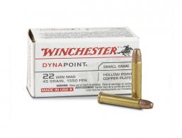 Winchester Super-X 22 Mag 45gr Dynapoint 50rd box - USA22M Winchester Super-X 22 Mag 45gr Dynapoint 50rd box - USA22M