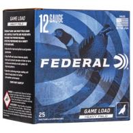 Federal Game-Shok Heavy Field 12 Ga. Shotshells 2 3/4", 1 1/4 oz, #5 Shot, 25rd Box - H1255 Federal Game-Shok Heavy Field 12 Ga. Shotshells 2 3/4", 1 1/4 oz, #5 Shot, 25rd Box - H1255
