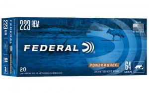 Federal Power-Shok Soft Point 20RD 64gr .223 Remington Federal Power-Shok Soft Point 20RD 64gr .223 Remington