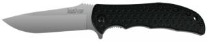 Kershaw 3650 Volt II 3.25" Folding Drop Point Plain Bead Blasted 8Cr13MoV SS Blade Black Glass-Filled Nylon Handle Includes Pock - 280 Kershaw 3650 Volt II 3.25" Folding Drop Point Plain Bead Blasted 8Cr13MoV SS Blade Black Glass-Filled Nylon Handle Includes Pock - 280