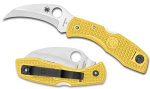 Spyderco Tasman Folder Salt Yellow Plain - C106PYL