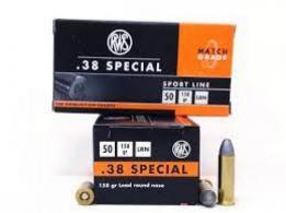 RWS 38SPC 158 LRN 50/20 - 10022 RWS 38SPC 158 LRN 50/20 - 10022