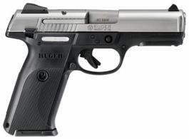 Ruger 3470 SR40 Standard 40 S&W SA/DA 4.14" 15+1 & 10+1 Black Polymer Grip Stainless Steel Slide - 3470