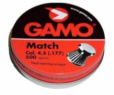 Gamo .177 Caliber Flat Nose Match Pellets/500 Count - 632003454 Gamo .177 Caliber Flat Nose Match Pellets/500 Count - 632003454